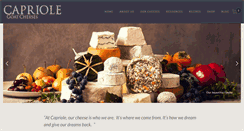 Desktop Screenshot of capriolegoatcheese.com